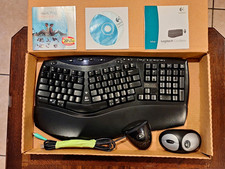Logitech Wireless Ergonomic Keyboard & Mouse Bundle Black/Silver English QWERTY picture