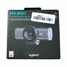 Logitech MX BRIO 4K (2160p) USB-C Webcam, Gray w/ Privacy Shutter picture