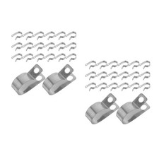 60 pcs Stainless Steel Cable Clamp, 3/4