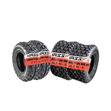 MASSFX 21x7-10 Front (2) & 20x10-9 Rear (2) Tire Set for Sport Quad All-Terra... picture