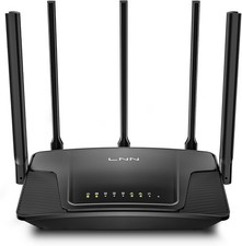 LNN Wi-Fi 6 Router, 3000Mbps Dual Band Wireless Gigabit Routers for Gaming, 20+ picture