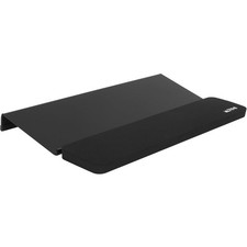 Acrylic Tilted Computer Keyboard Riser Stand Wrist Arm Rest 16.9 Inch Black picture