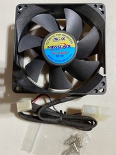 MASSCOOL FD08025B1M3/4 80mm Ball Bearing Cooling Case Fan NEW IN BOX picture
