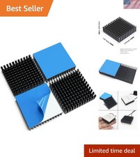 4PCS Anodized Aluminum Heatsink Kit 40x40x11mm for Enhanced Cooling Efficiency picture