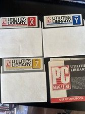 Vintage PC Magazine Utilities Library Disks from 1992 on 3 Disks for PC picture