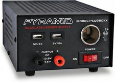 High-Efficiency USB Power Supply with 2 Ports - Compact & Stylish Black Design picture