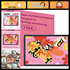 2-Pack Paperfeel Screen Protectors for XP PEN Magic Drawing Pad - Anti-Glare, Sc picture