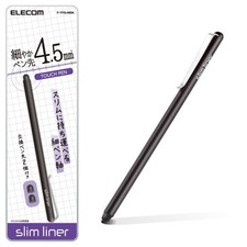 ELECOM Touch Pen Stylus Pen Ultra-High Sensitivity Type Slim Model P-TPSLIMBK picture