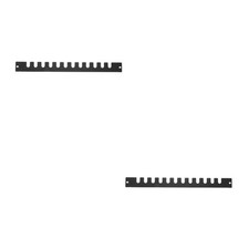 2pcs Single-Sided Fishbone Cable Manager, 19” Cold Rolled Steel Panel picture