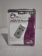 SIIG USB 2.0 SWITCH 2-to-1  Device Sharing PC Compatible**Not Used, Open Box picture