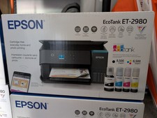 Brand New in Box *Black* Epson EcoTank ET-2980 All-In-One Wireless Printer picture