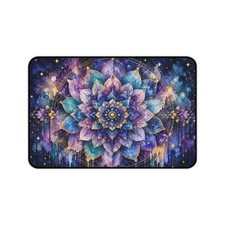 Purple Lotus Mandala Desk Mat |  Mousepad picture