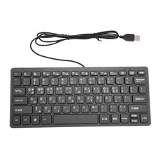 Wired Korean Keyboard 78 Keys Spill Proof Slim Hangul Layout USB PC Laptop picture