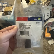 HDMI Feedthrough 40834-E QUICKPORT Keystone Connector - Black picture
