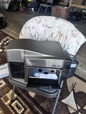 HID Fargo DTC1250e FD Dual-Sided ID Card Printer + Scanner + Cards + Extras picture