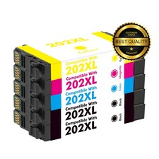 5PK 202XL Ink Cartridges for Epson WorkForce XP-5100 WF-2860 printer T202XL Ink picture