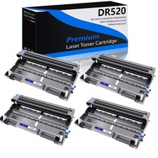 4Pack DR520 DR620 Drum Compatible For Brother HL-5240 DCP-8060 MFC-8460n HL-5250 picture