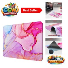 Functional Pink Marble Office Mouse Pad | 8.5x11 Inch, Non-Slip & Waterproof picture