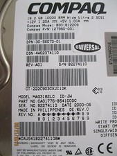 Compaq BD018122C9 30-56070-01  18.2GB 10000 RPM WIDE ULTRA 2 SCSI  picture