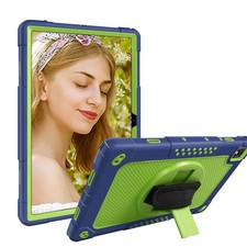Kebiory for TCL TABMAX 10.4 Inch Tablet Case,Shockproof 360 Navy/Green  picture