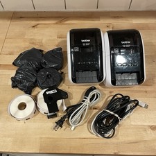 Lot Of 2 Brother QL-800 Professional Label Printer With Labels And Cords Tested picture