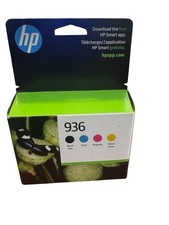 NEW HP936 OEM Cartridges Printer Ink 4 Pack Jan. 2026 Black-Cyan-Magenta-Yellow picture
