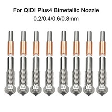 1-2PCS 0.2 0.4 0.6 0.8mm Hotend Kit Extruder Nozzle for QIDI Plus 4 3D Printer picture