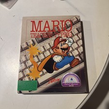 1992 Mario Teaches Typing 3.5” & 5.25” Computer Disks Game w Box No Manual picture