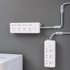 10Pcs White Adhesive Wire Clips Durable Plastic Cable Organizer for Home picture