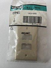 Panduit CFP4EI 4 Position Standard Vertical Face Plate  picture