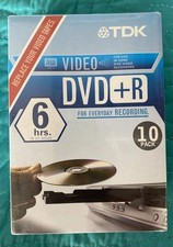 TDK DVD+R 4.7 GB_10 Pack_6 Hours Recordable_Blank Discs picture