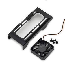 Adjustable Half Height PCIE Card 50mm Cooling Fan Included + Shroud Cooler picture