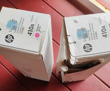 HP 410A Magenta Toner Cartridge, 2-pack. DAMAGED BOX. picture