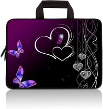 Universal 7-9 inch Tablet Sleeve Ultra-Portable, Neoprene Butterfly & Heart picture