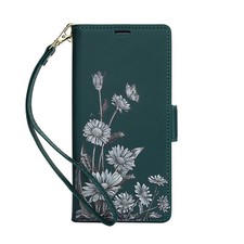 Luxury Leather Daisy Flower Wallet Cover Case For A56 A36 A16 A06 A55 A05 A26 picture