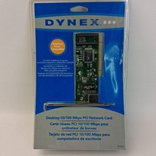 Dynex 10/100 Mbps PCI Network Card DX-E102 Realtek Plug & Play 32 Bit New picture