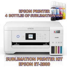 Espon Printer With Sublimation Ink, Sublimation Printer Bundle picture