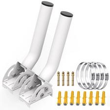 Wireless Bridge Mount 2-Pack,14 Inch Adjustable J Pole Antenna Mount,Wall or ... picture