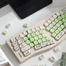 GMK Copy PBT Panda Theme Keycaps MOA Profile 142pcs for Cherry MX picture