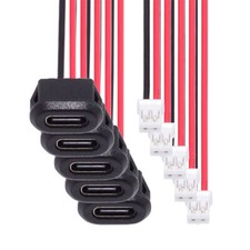 CY 5pcs/set DIY OEM Type C Female Socket to Header Cable Pitch=2.0mm Latch picture