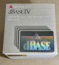 Ashton-Tate dBASE IV Version 1.0 Manuals & Computer Software 5.25