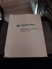 MINISCRIBE PRODUCT MANUAL MODEL 3425 picture
