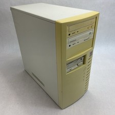Vintage Unbranded Mid Tower Computer Case HEC HEC-250GR 250W ATX PSU picture