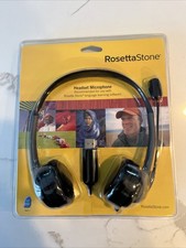 Rosetta Stone Headset Microphone USB for Language Learning Software NEW & SEALED picture