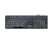 M MC Saite MCSaite Wired Backlit USB Keyboard - 104 Keys Standard Full Size w... picture