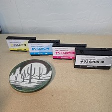 936XL 936e Ink Cartridges 4-Pack CMYK HP OfficeJet Pro 9120e - Seals Punctured picture