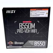 MSI B550M PRO-VDH WIFI AMD B550 Socket AM4 ATX Motherboard picture