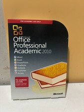 MICROSOFT OFFICE PROFESSIONAL ACADEMIC 2010 With Product KEY - Very Good picture
