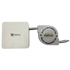 ReTrak Universal Notebook Charger With USB C Retractable 60W Power Adapter picture