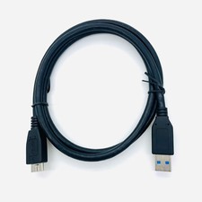 USB 3.0 Cable Cord for TOSHIBA CANVIO SLIM 1TB PORTABLE HARD DRIVE HDD 3' picture